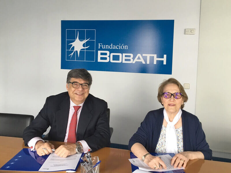 Renovación de la colaboración de la Fundación Bobath y Recyclia