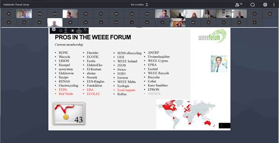 Asamblea General del WEEE Forum del 2021